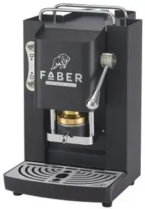Krups Faber Pro Deluxe Capsule Coffee Machine Black Chrome