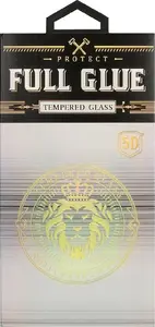 Hard Full Glue 5D Tempered Glass Screen Protector for iPhone 13 and 13 Pro, Black