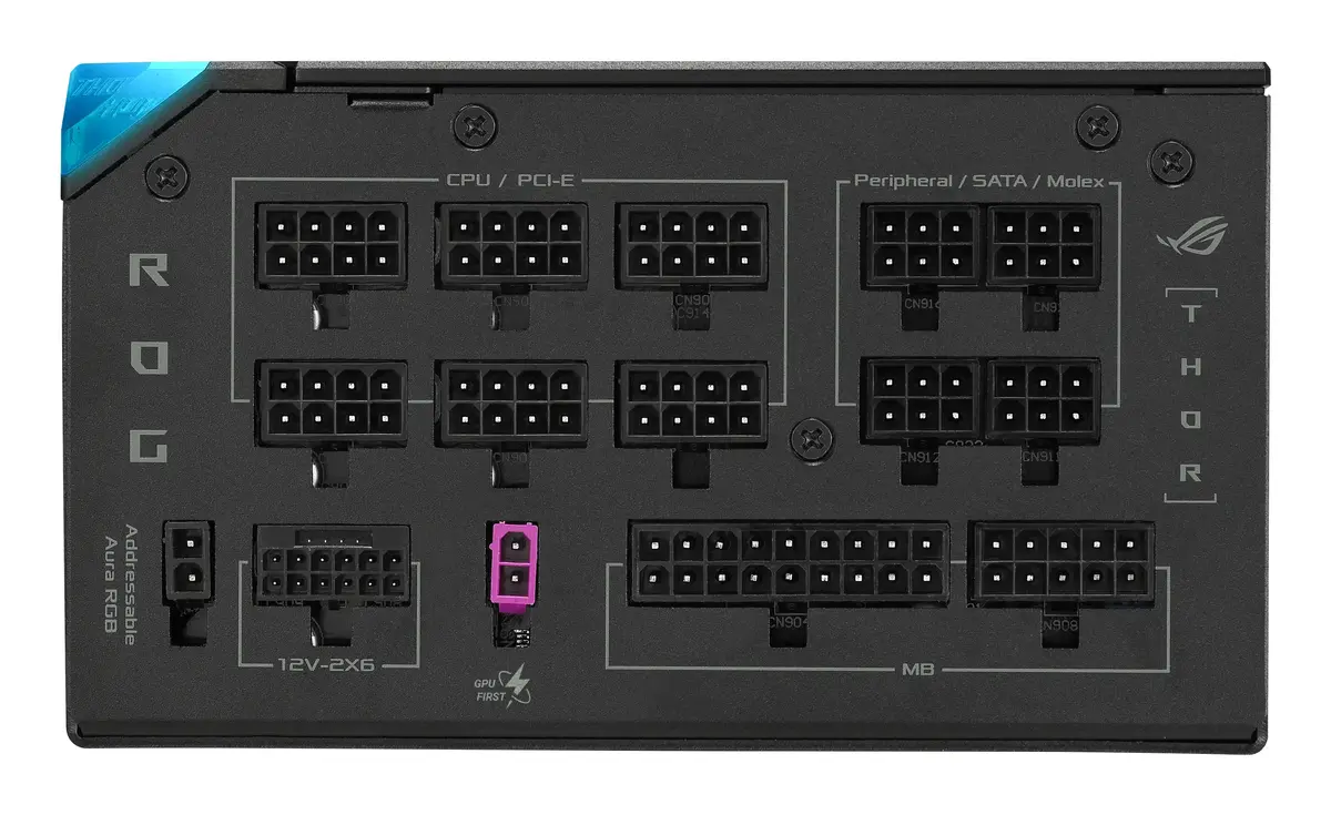 Блок питания Asus ROG THOR 1200P3 GAMING 1200 Вт Photo 5