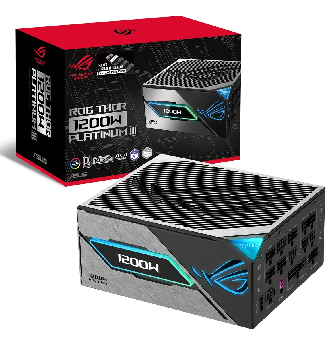 Блок питания Asus ROG THOR 1200P3 GAMING 1200 Вт Photo 11