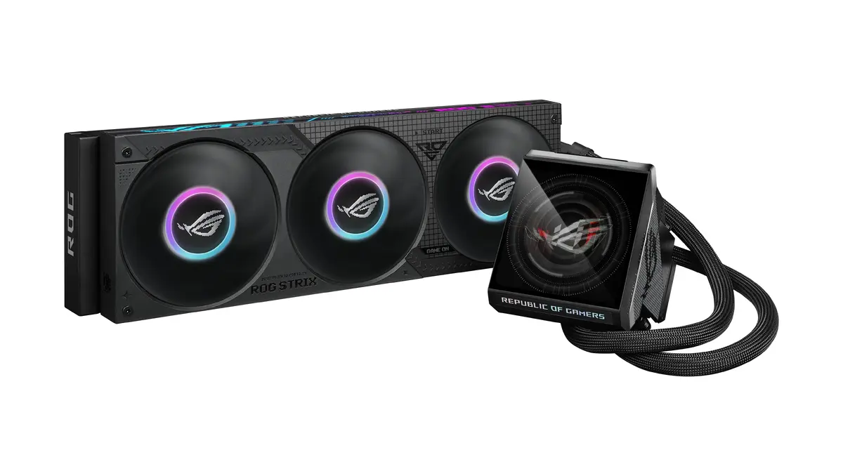ASUS ROG Strix LC IV 360 ARGB LCD Liquid CPU Cooler Photo 3