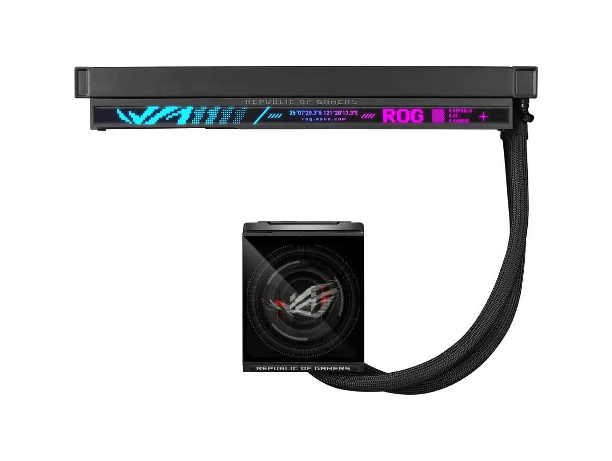 ASUS ROG Strix LC IV 360 ARGB LCD Liquid CPU Cooler Photo 8