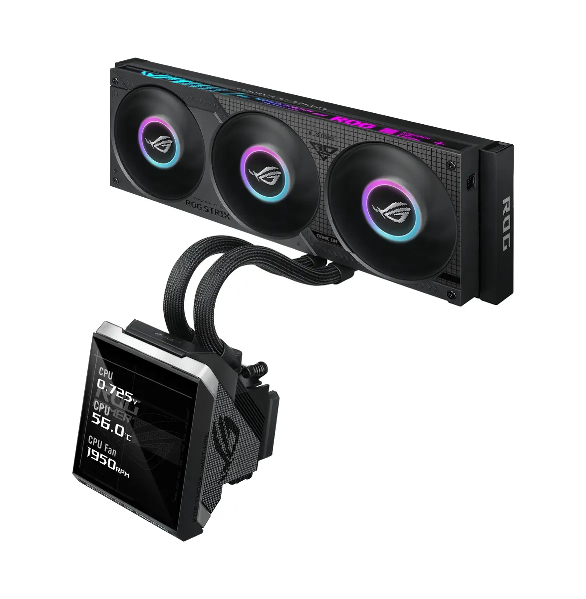 Asus ROG Strix SLC IV 360 ARGB LCD Liquid CPU Cooler Photo 3
