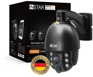 C2G INSTAR IN-9420 2K+ IP Surveillance Camera, Black