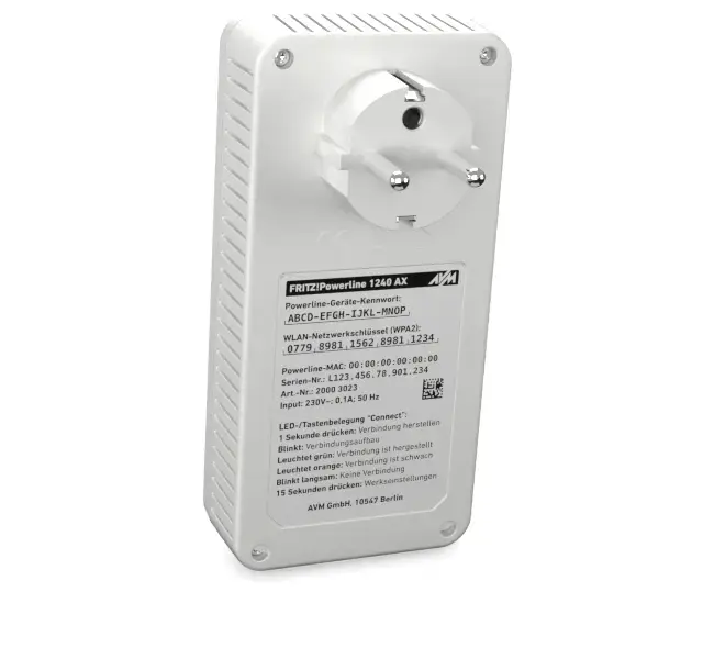 Комплект адаптеров FRITZ! Powerline 1240 AX WLAN 1200 Мбит/с Photo 4