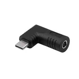 Akyga AK-ND-D13 cable gender changer USB type C 4.5 x 3.0 mm + pin Black