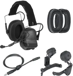 3M Earmor M33SET Active Hearing Protection Headset - Black