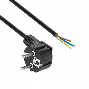 Kabel zasilający CEE 7/7 AK-OT-01S CU 3x1.5mm 1.5m
