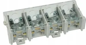 Simet LZ4*25/6P 4-ceļu sadales bloks 1x25mm²/4x6mm² ar vāku, pelēks