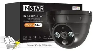 IP-камера видеонаблюдения ALLNET INSTAR IN-8403 2K+ PoE, черная