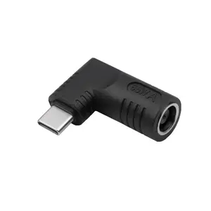 Akyga AK-ND-D01 cable gender changer 7.9 x 5.5 mm + pin USB-C Black