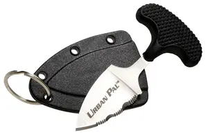 TOGO Cold Steel Urban Pal Survival Knife with Stainless Steel Blade and Plastic Handle