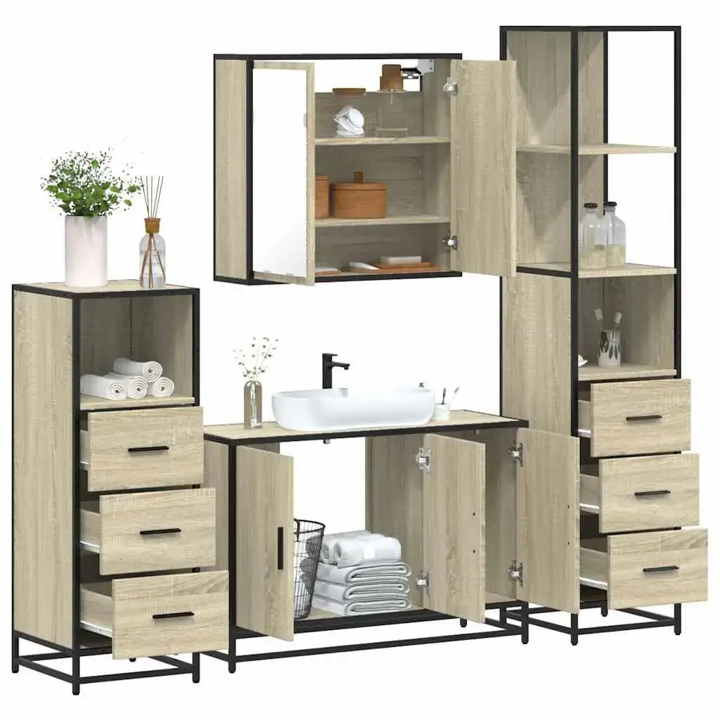 Комплект мебели для ванной VidaXL 3301251 Photo 2