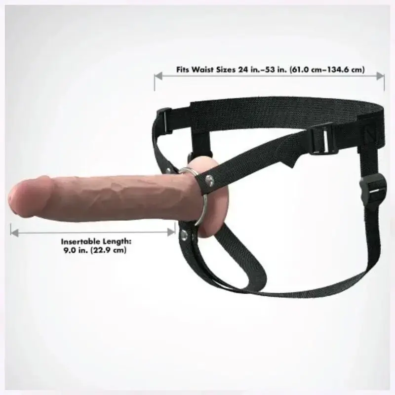 Fantasy X-Tensions Elite Realistic Hollow uzliekamais dildo Photo 5