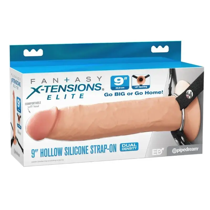 Fantasy X-Tensions Elite Realistic Hollow uzliekamais dildo Photo 6