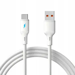Kabel USB Akyga USB-A - USB-C 1 m Biały (AK-USB-59)