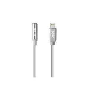 SBS Mobile Lightning to 3.5mm Female Audio Adapter, 0.15m, White