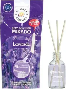La Casa de los Aromas aromātiskais difuzors ar kociņiem Lavanda 30 ml