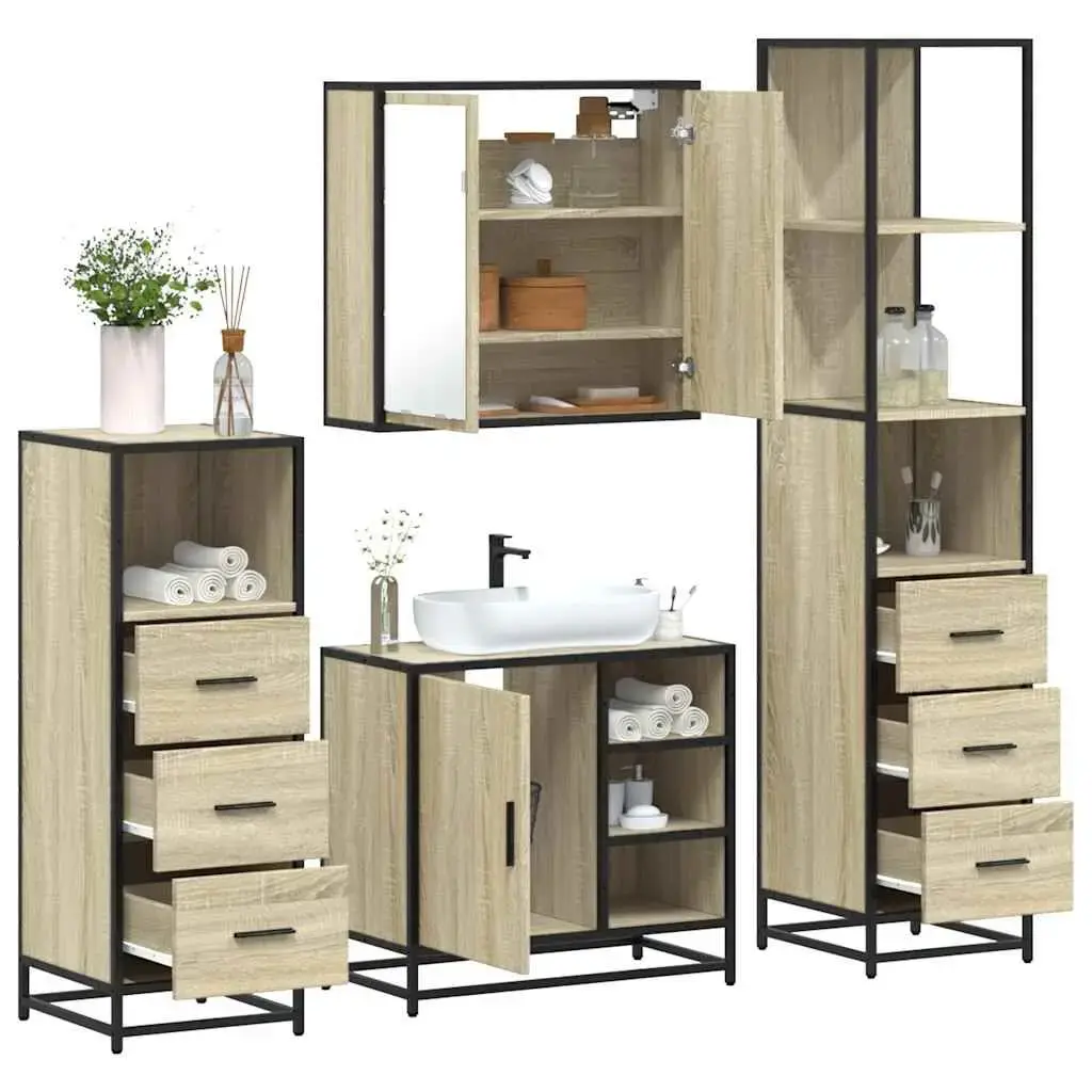 Комплект мебели для ванной VidaXL 3301266 Photo 2