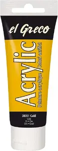 KREUL 28351 Acrylic Paint, Gold, 75 ml Tube