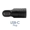 Akyga AK-ND-D09 USB-C to 5.5 x 3.0 mm + Pin Adapter Photo 3