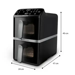 Аэрогриль Philips 4000 series NA461/00 с двумя корзинами 10 л 2750 Вт
