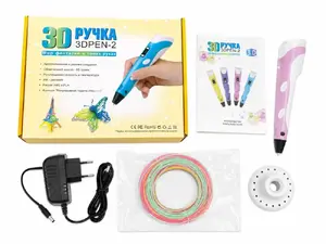 iLike   3D Printing Pen with LCD Display | Ultimate Multicolor 3D Printer Pen Pink