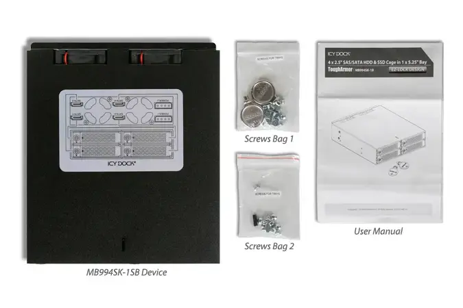 Мобильный рэк Icy Dock MB994SK-1B для 2.5-дюймовых дисков Photo 5
