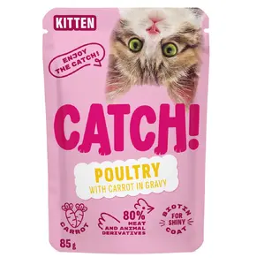 CATCH Poultry with Carrots in Sauce Cat Food 85g