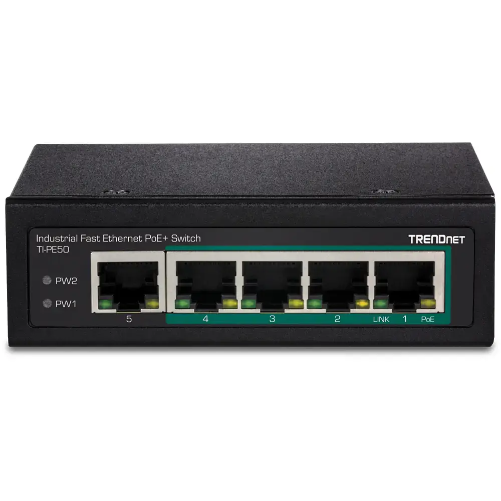 Неуправляемый PoE коммутатор Trendnet TI-PE50 Photo 2
