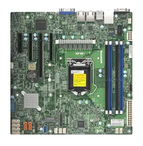Supermicro X12STL-F-B Micro ATX Server Motherboard, Intel C252 Chipset, LGA 1200 Socket, 4x DDR4 DIMM Slots