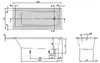 Ванна Villeroy & Boch Targa Plus 1700x750 Photo 2