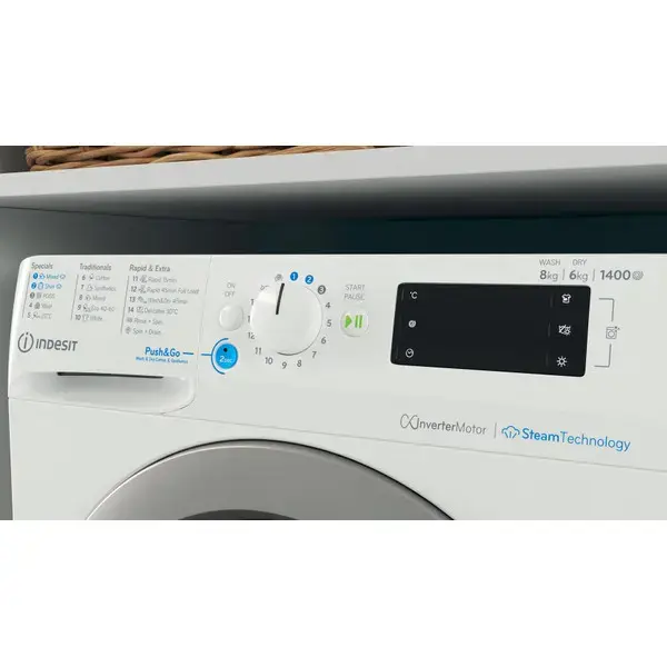 Washer-Dryer INDESIT BDE 86436 WSV Photo 5