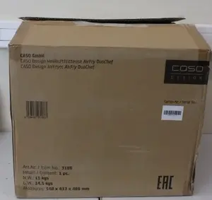 SALE OUT. Caso 03186 Air Fryer Duo Chef, Total capacity 14L, 2200W, Black | Caso Air Fryer | DuoChef | Power 2200 W | Capacity 14 L | Black | UNPACKED, DAMAGED PACKAGING, SCRATCHED ON CORPUS, DENT ON FRONT | 24 month(s)