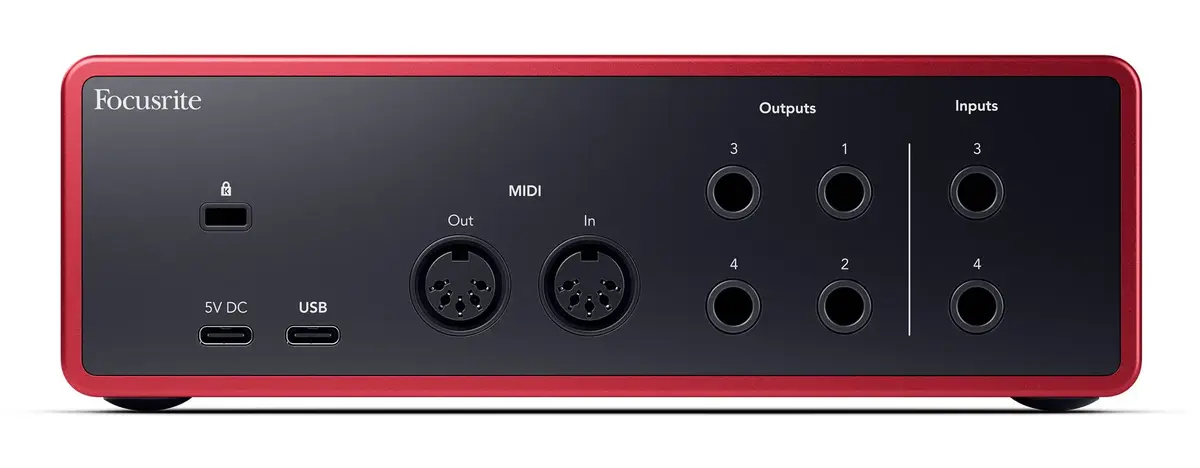 Focusrite Scarlett 4i4 4th Gen audio interfeiss Photo 2