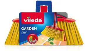 Щетка для подметания пола Vileda, красно-желтая