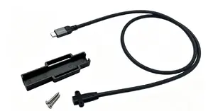 USB kabelis VivoLink PROUSBCMF2-LM USB-C male to female 2m Last Meter Guard USB 3.2 Gen 2 Melns