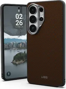 URBAN ARMOR FIBR ARMR Protective Case with Magnetic Module for Samsung Galaxy S26 Ultra, Orange/Charcoal