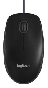 Logitech B100 optiskā USB pele melna
