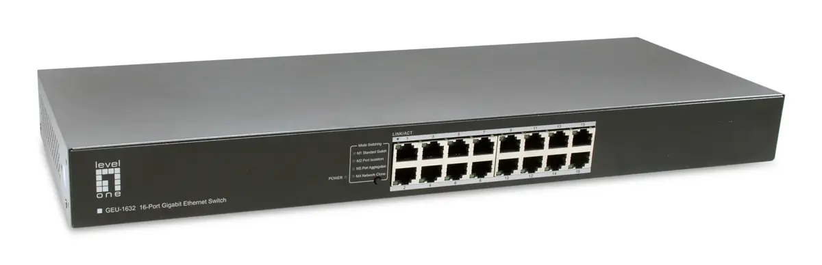 LevelOne GEU-1632 16-Port Gigabit Ethernet Unmanaged Switch Photo 2