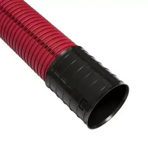 Pipelife D110 HDPE Corrugated Installation Pipe with Coupling, 6m