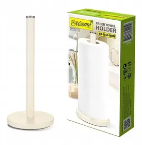 Maestro MR-1033-IVORY Paper Towel Holder, 34.5 cm, Ivory