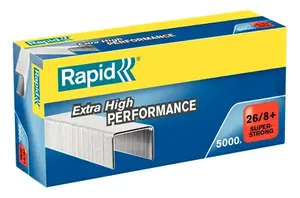 Rapid SuperStrong 26/8+ Galvanized Staples, 8.5 mm leg length, 5000 pieces