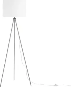 Beliani VISTULA stāvlampa, sudraba krāsas metāls