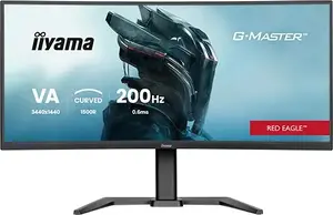 iiyama G-MASTER GCB3484WQSU-B2 34-inch Curved Gaming Monitor, UWQHD 3440 x 1440, 200Hz, 0.4ms, VA Panel