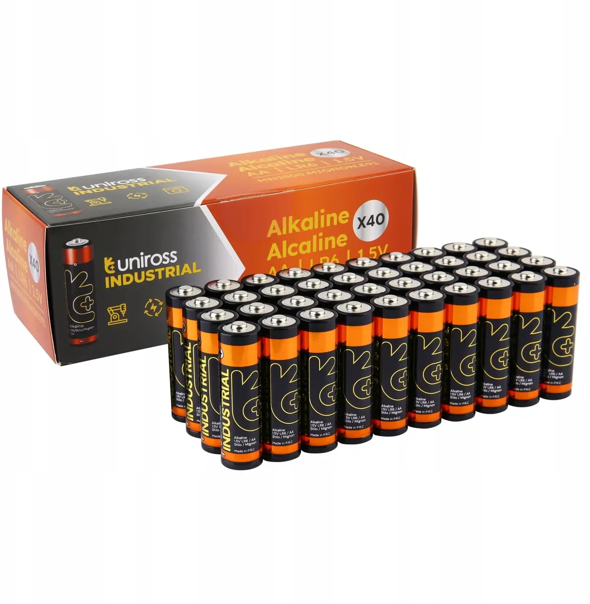 Uniross Industrial Alkaline LR06 AA sārma