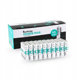 Uniross Power Plus sārma AA LR06 baterijas, 40 gab.