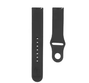 Araree Connect 20mm Silicone Loop Watch Strap M/L Black