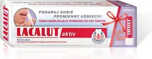 Lacalut Activ zobu pasta periodontīta ārstēšanai 75ml ar aizsargājošu lūpu balzamu
