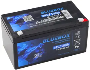 Lean Cars BLUEBOX VRLA AGM Gel Battery 24V 10Ah for Electric Ride-on Cars